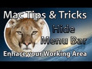 Read more about the article How to Hide Menu Bar in Mac OS X (Yosemite, Mavericks)